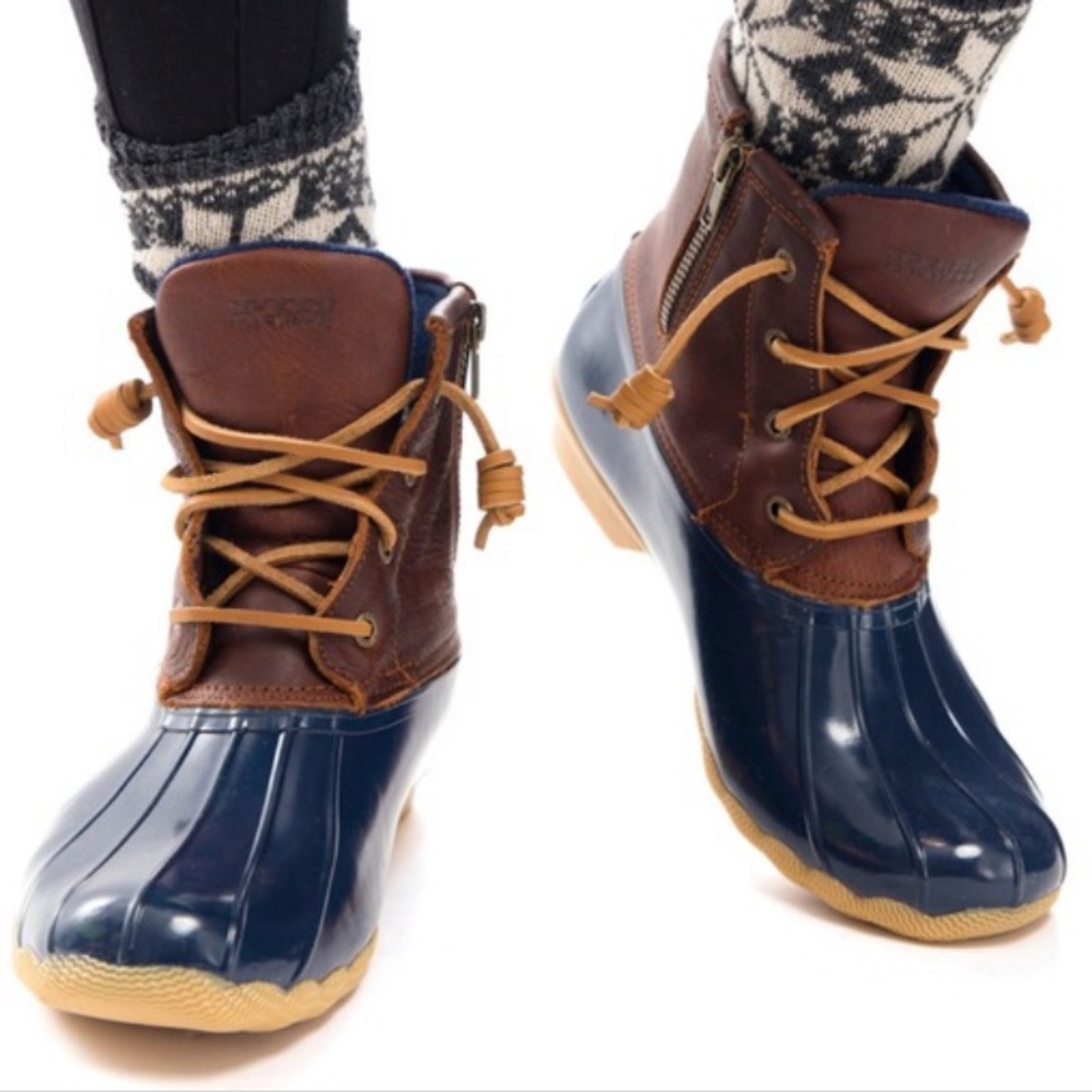 Sperry Women’s Saltwater Rain Boots Duck Boots 8